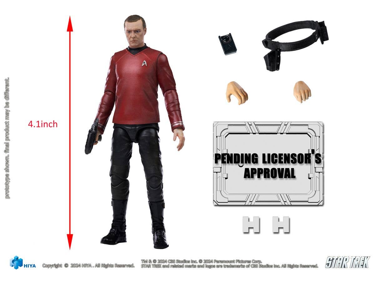 HIYA Toys Exquisite Mini Series 1/18 Scale STAR TREK 2009 Scotty | 6957534202629