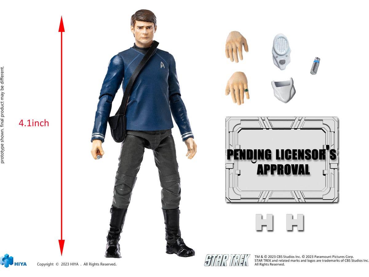 HIYA Toys Exquisite Mini Series 1/18 Scale STAR TREK 2009 McCoy Action Figure | 6957534202650