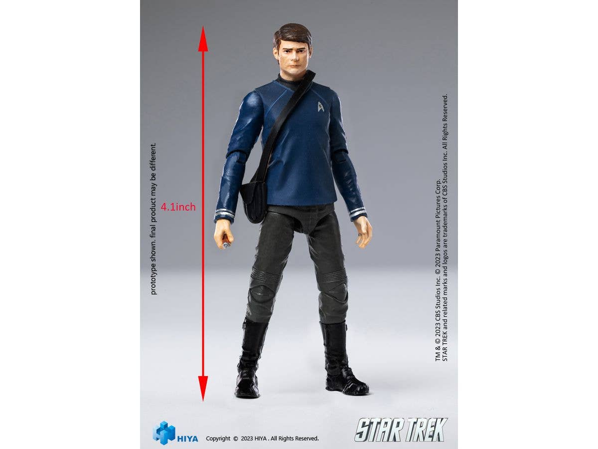 HIYA Toys Exquisite Mini Series 1/18 Scale STAR TREK 2009 McCoy Action Figure | 6957534202650