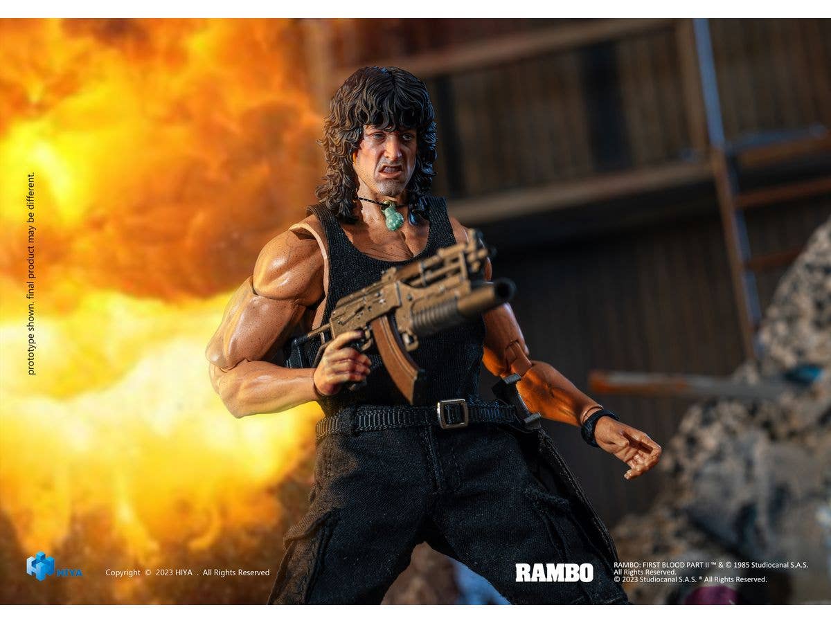 HIYA Toys Exquisite Super Series 1/12 Scale FIRST BLOOD Part III Rambo | 6957534202698