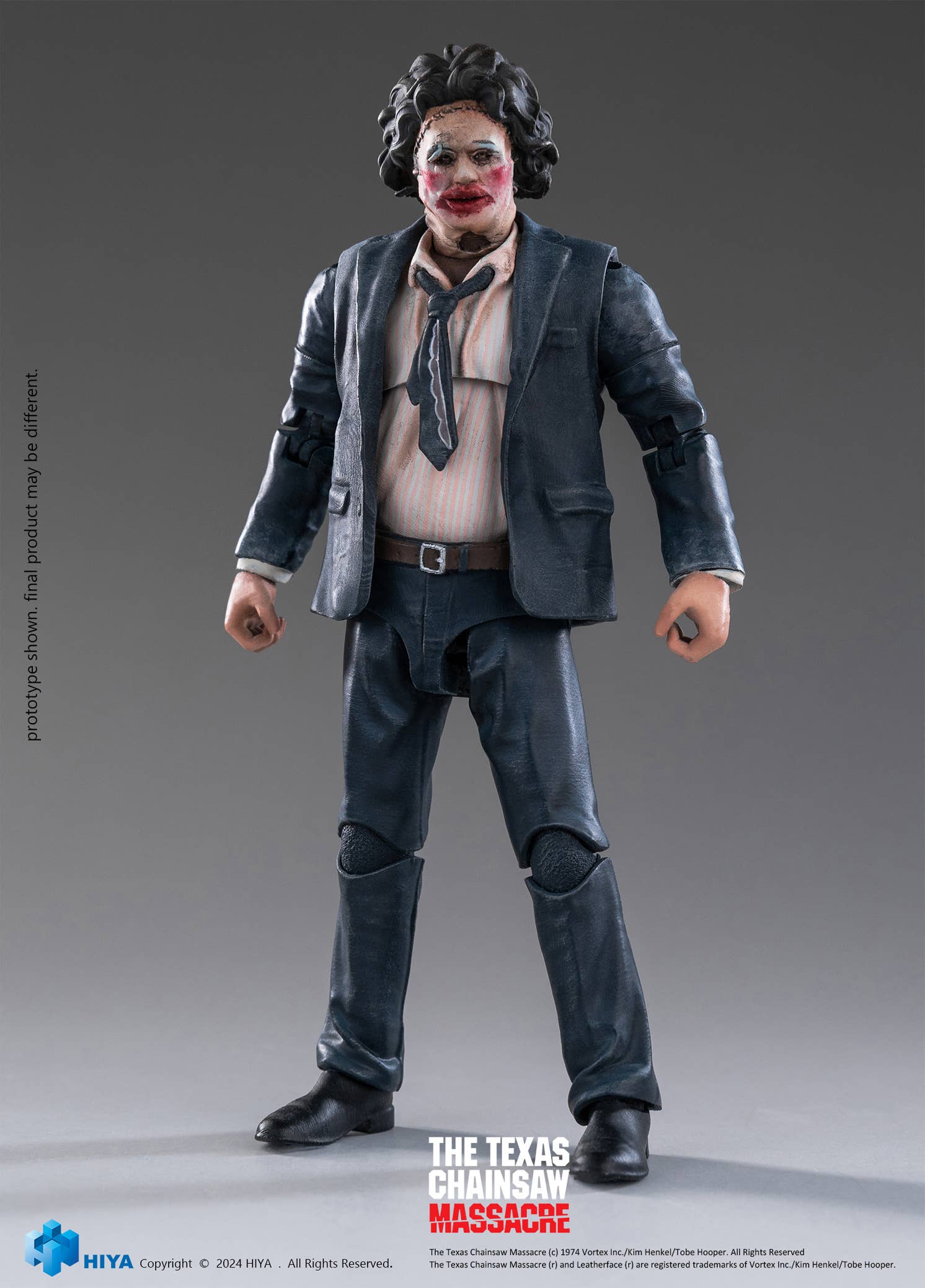 HIYA TOYS Exquisite Mini 1/18 Texas Chainsaw Massacre(1974)LeatherFace - Pretty Woman Mask | 6957534203091