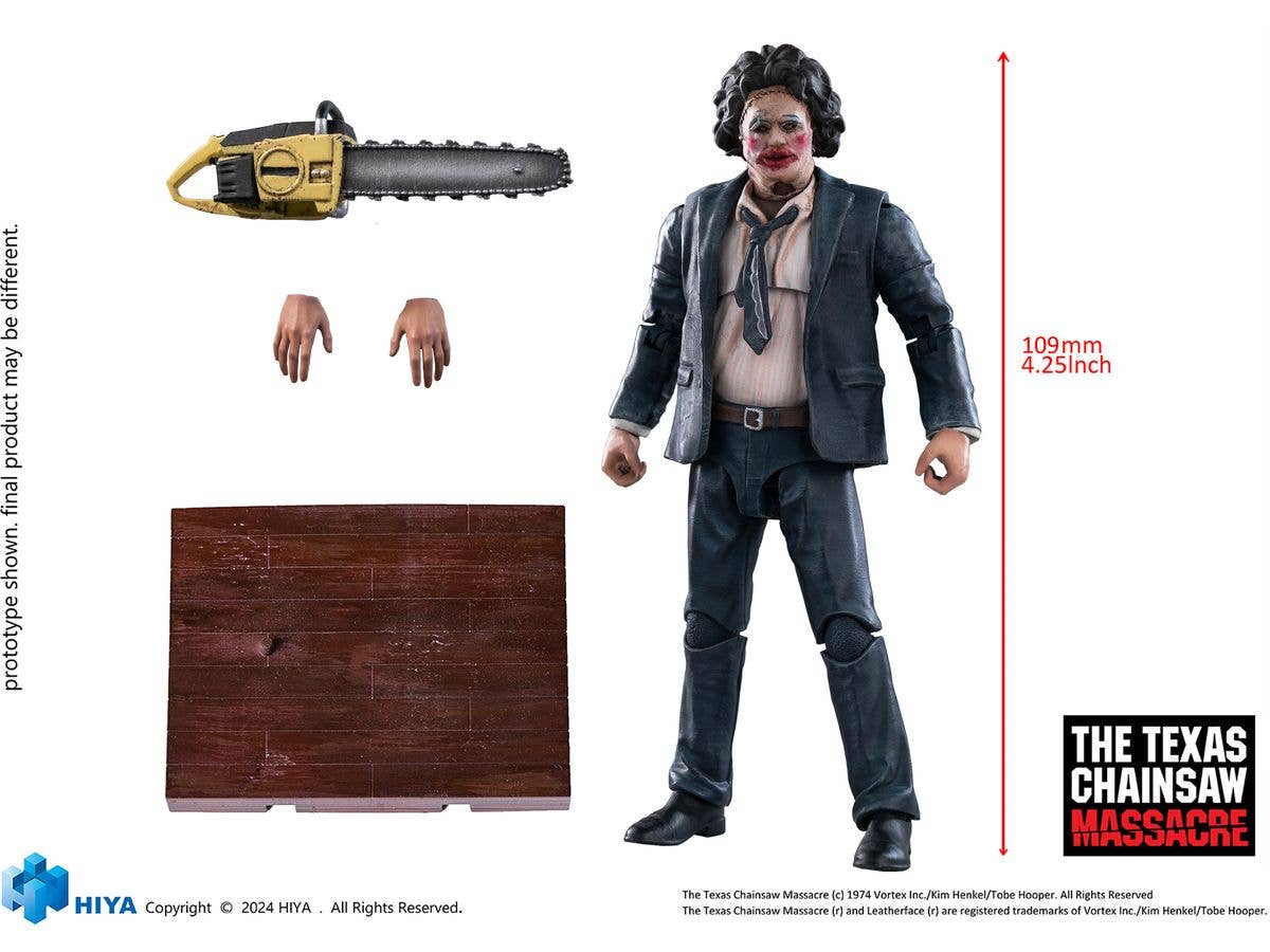 HIYA TOYS Exquisite Mini 1/18 Texas Chainsaw Massacre(1974)LeatherFace - Pretty Woman Mask | 6957534203091