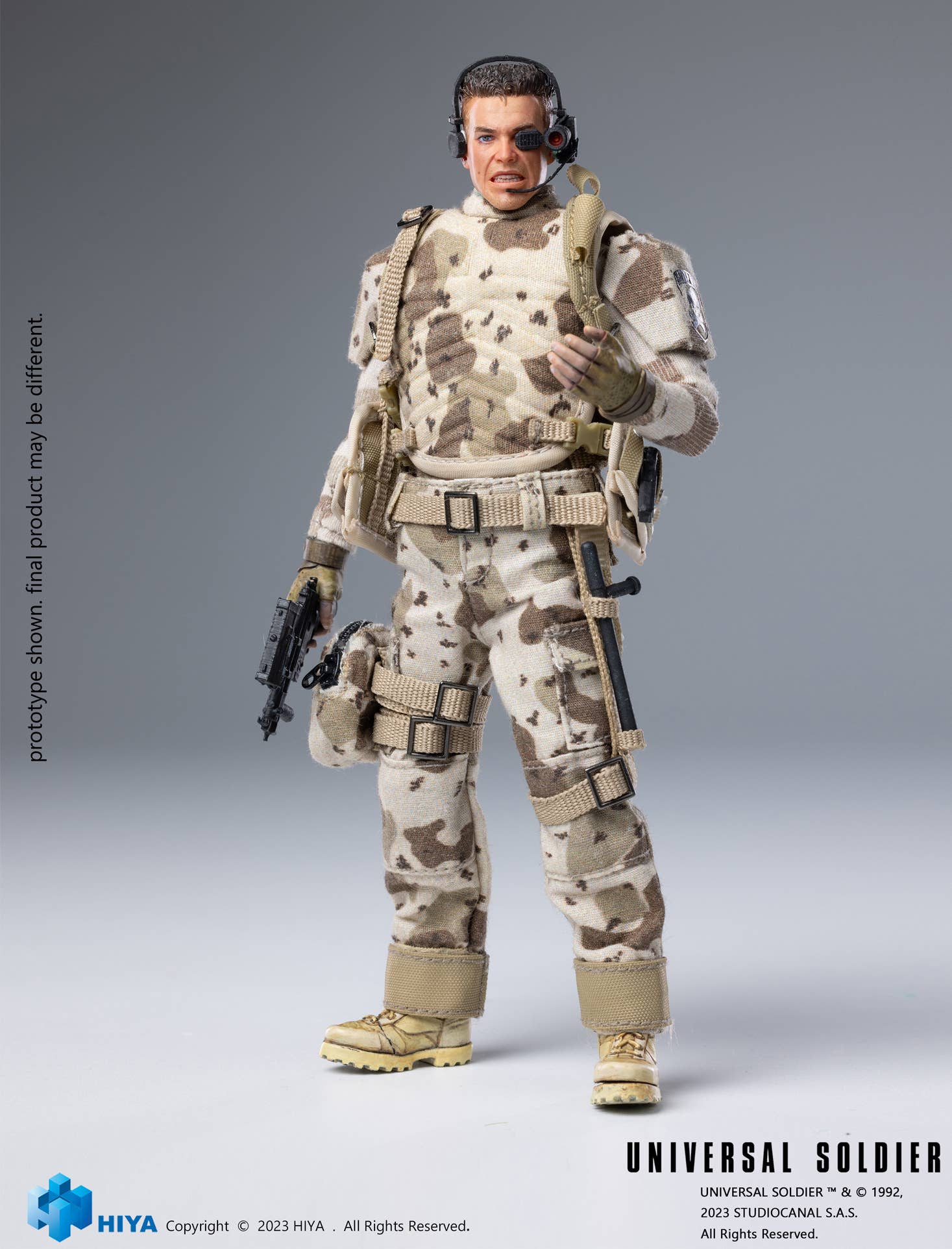 HIYA Toys Exquisite Super 1/12 Scale Universal Soldier Luc Deveraux | 6957534203268