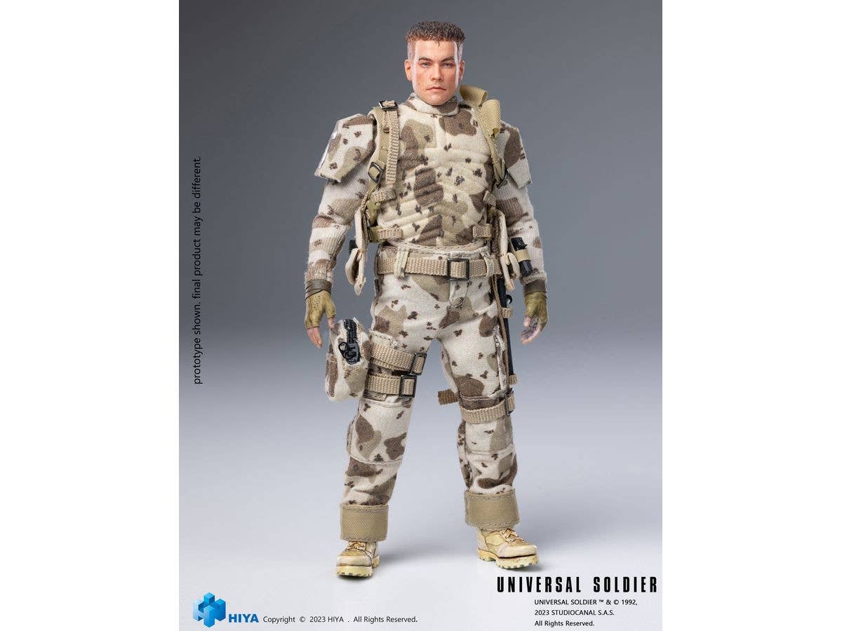 HIYA Toys Exquisite Super 1/12 Scale Universal Soldier Luc Deveraux | 6957534203268
