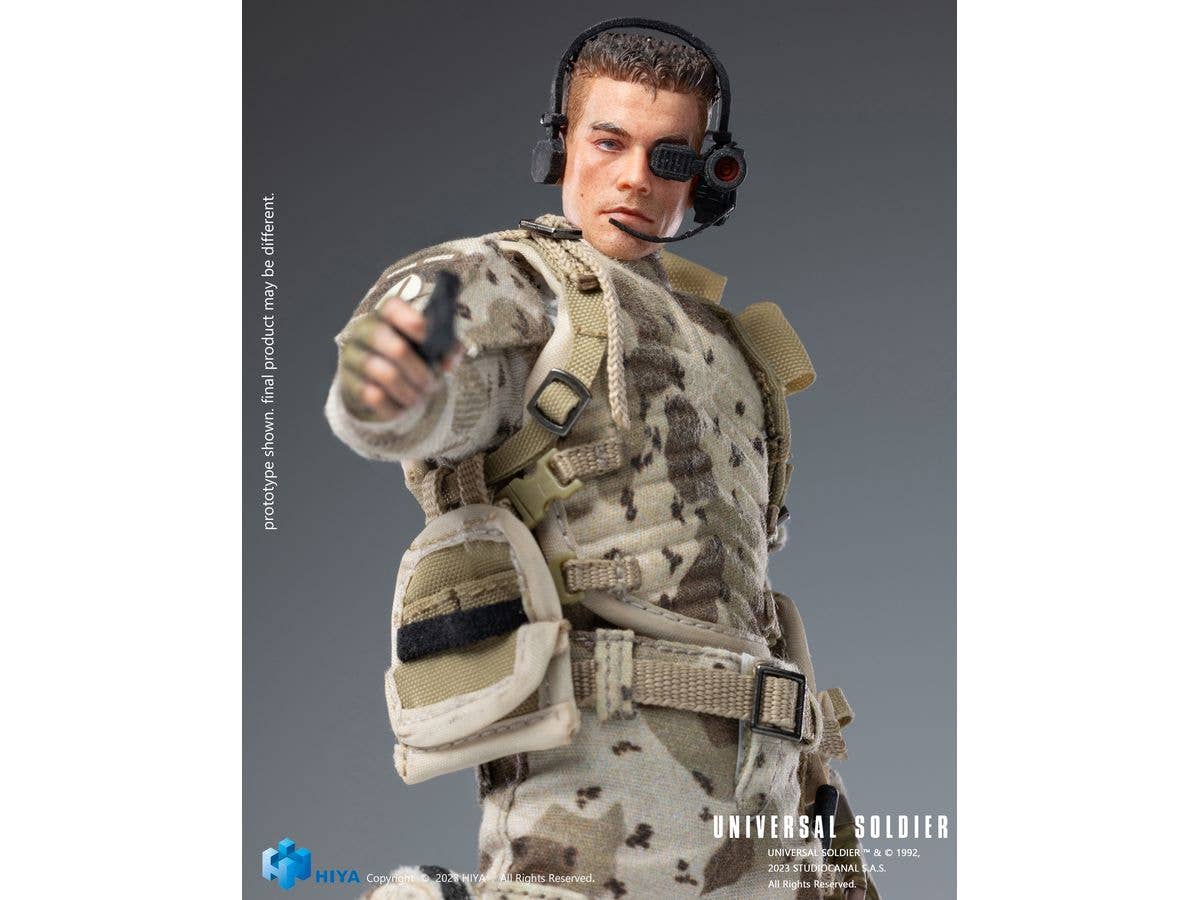 HIYA Toys Exquisite Super 1/12 Scale Universal Soldier Luc Deveraux | 6957534203268