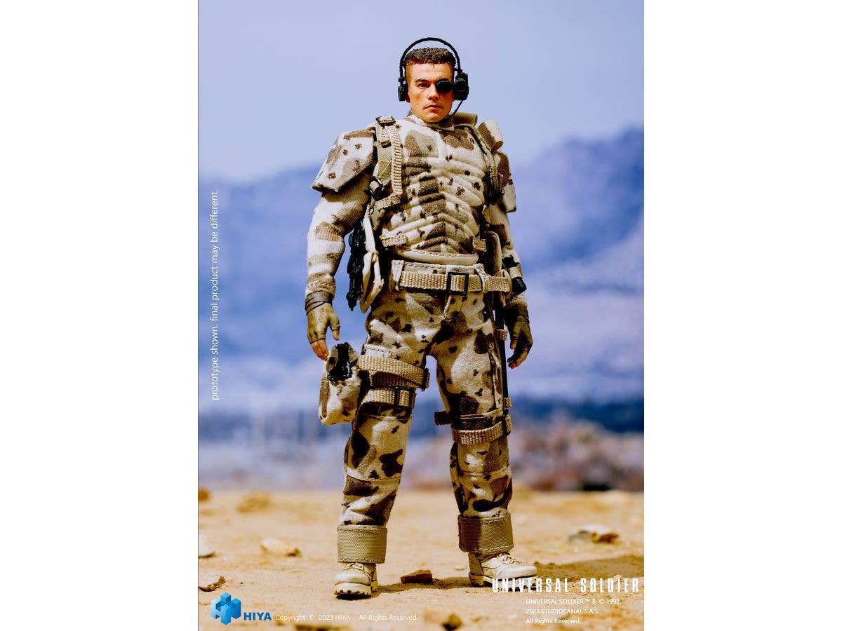 HIYA Toys Exquisite Super 1/12 Scale Universal Soldier Luc Deveraux | 6957534203268