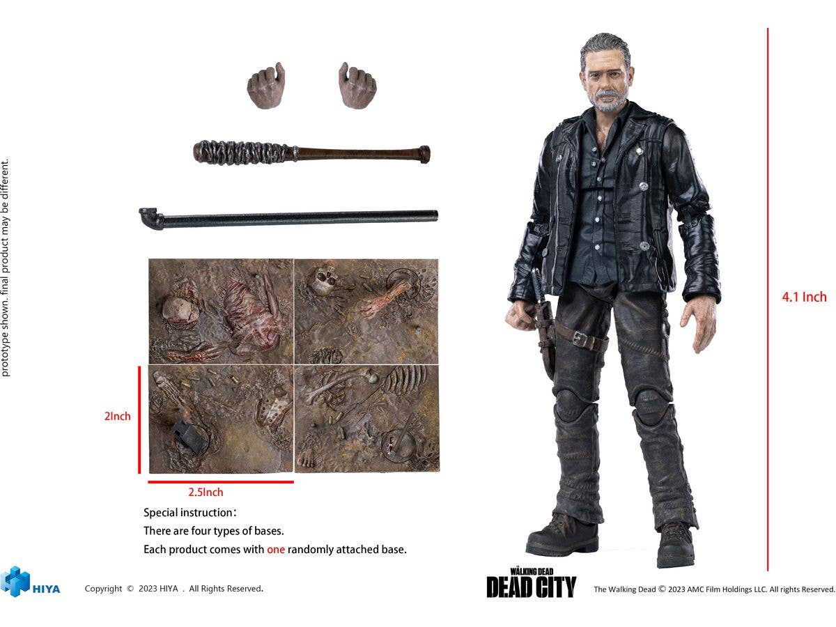 HIYA Toys Exquisite Mini Series 1/18 Scale The Walking Dead: Dead City Negan | 6957534203466