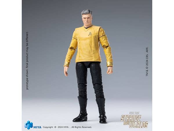 HIYA TOYS Exquisite Mini Series 4 inch STAR TREK STRANGE NEW WORLDS Pike | 6957534203718