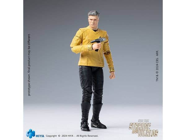 HIYA TOYS Exquisite Mini Series 4 inch STAR TREK STRANGE NEW WORLDS Pike | 6957534203718