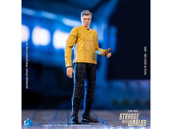 HIYA TOYS Exquisite Mini Series 4 inch STAR TREK STRANGE NEW WORLDS Pike | 6957534203718