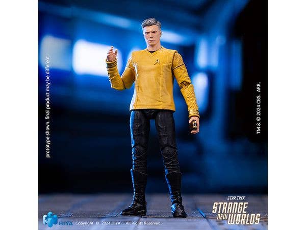 HIYA TOYS Exquisite Mini Series 4 inch STAR TREK STRANGE NEW WORLDS Pike | 6957534203718
