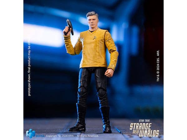 HIYA TOYS Exquisite Mini Series 4 inch STAR TREK STRANGE NEW WORLDS Pike | 6957534203718