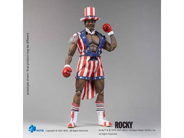 HIYA TOYS Exquisite Super Series 1/12 Scale 6 Inch Rocky I Apollo Action Figure | 6957534203794