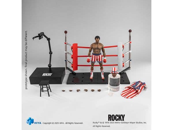 HIYA TOYS Exquisite Super Series 1/12 Scale 6 Inch Rocky I Apollo Action Figure | 6957534203794