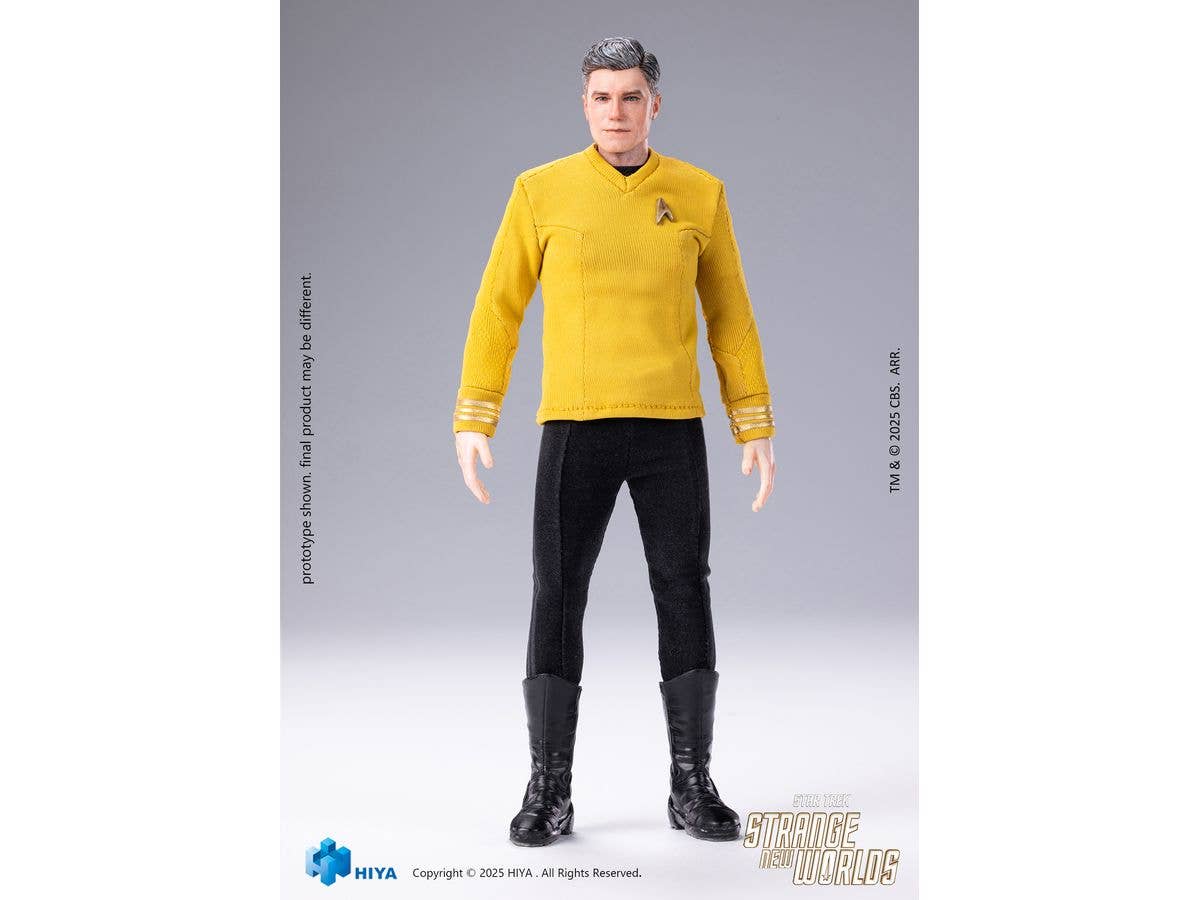 HIYA TOYS Exquisite Super Series 1/12 Scale 6 Inch STAR TREK Strange New Worlds Pike Action Figure | 6957534203985