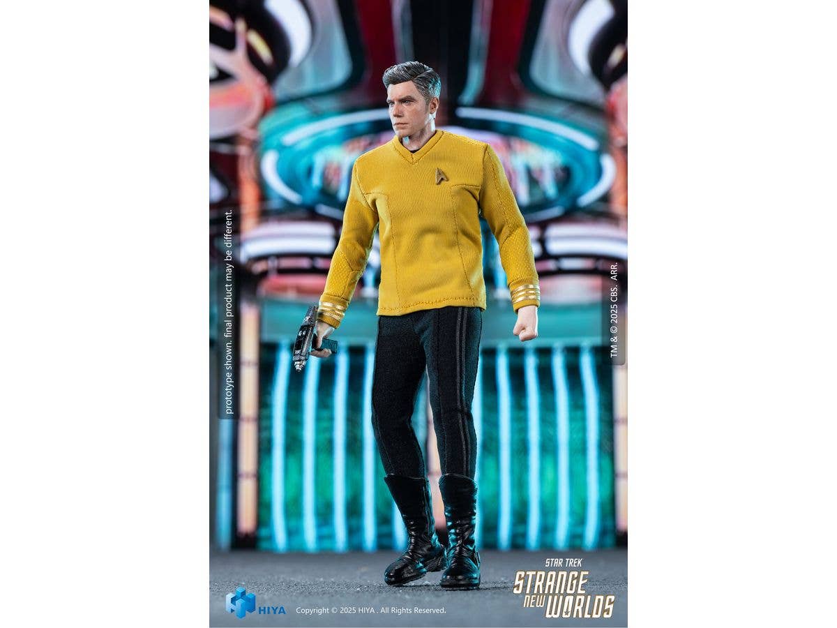 HIYA TOYS Exquisite Super Series 1/12 Scale 6 Inch STAR TREK Strange New Worlds Pike Action Figure | 6957534203985