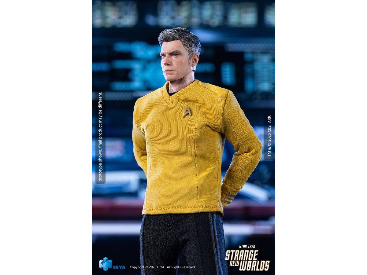 HIYA TOYS Exquisite Super Series 1/12 Scale 6 Inch STAR TREK Strange New Worlds Pike Action Figure | 6957534203985