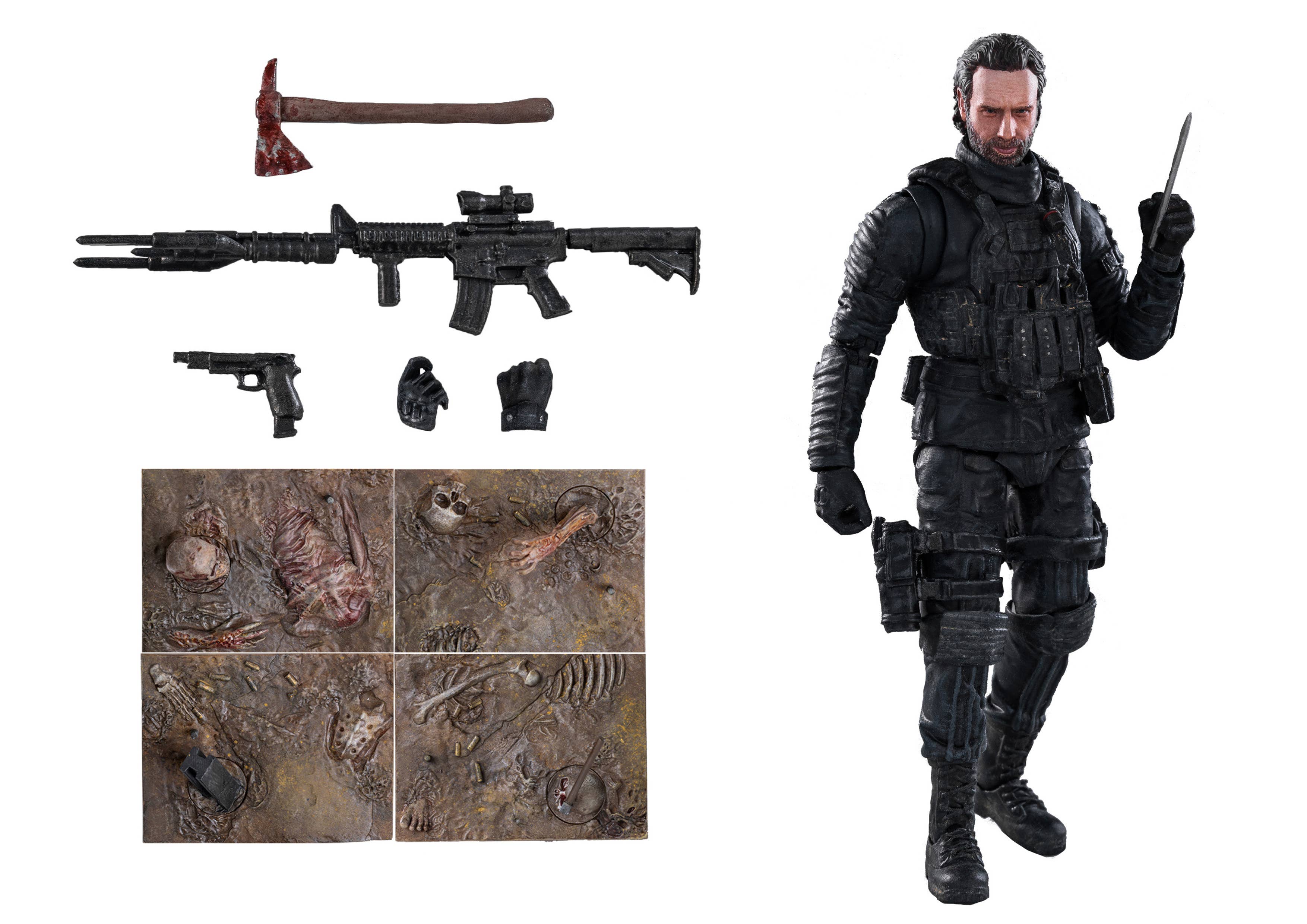 HIYA TOYS Exquisite Mini Series 1/18 Scale THE WALKING DEAD THE ONES WHO LIVED Rick | 6957534204098
