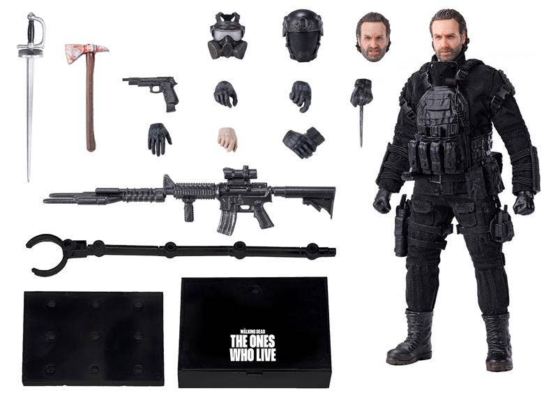 HIYA TOYS Exquisite Super 1/12 Scale 6 Inch The Walking Dead The Ones Who Lived Rick Action Figure | 6957534204296