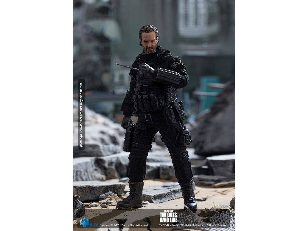 HIYA TOYS Exquisite Super 1/12 Scale 6 Inch The Walking Dead The Ones Who Lived Rick Action Figure | 6957534204296
