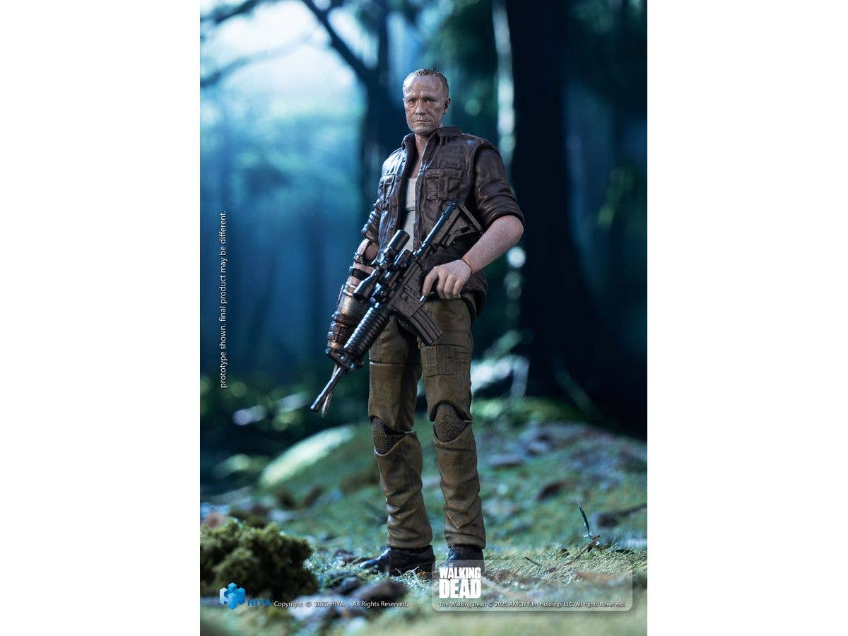 HIYA TOYS Exquisite Mini Series 1/18 Scale 4 Inch The Walking Dead Merle Action Figure | 6957534204692