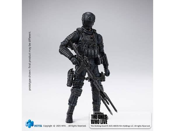 HIYA TOYS Exquisite Mini Series 1/18 Scale 4 Inch The Walking Dead The Ones Who Lived CRM Soldier Action Figure | 6957534205286