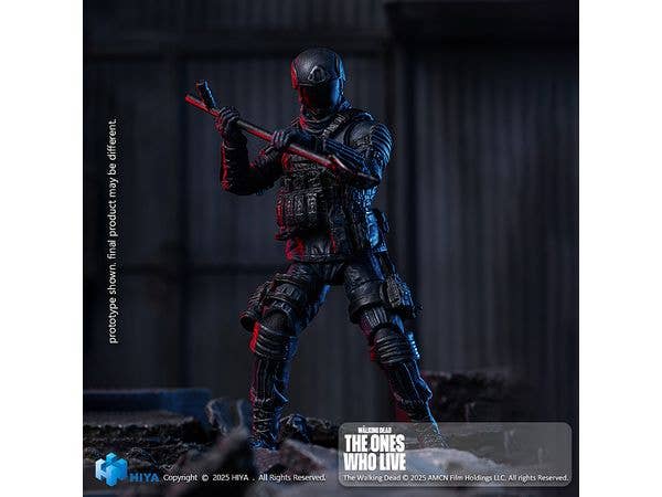 HIYA TOYS Exquisite Mini Series 1/18 Scale 4 Inch The Walking Dead The Ones Who Lived CRM Soldier Action Figure | 6957534205286