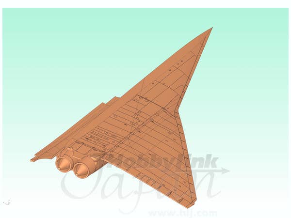 ICM 1/144 Tupolev-144D, Soviet Supersonic Passenger Aircraft | 4823044402816