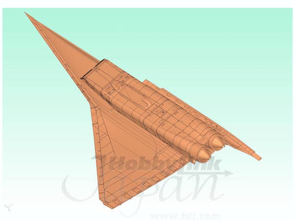 ICM 1/144 Tupolev-144D, Soviet Supersonic Passenger Aircraft | 4823044402816