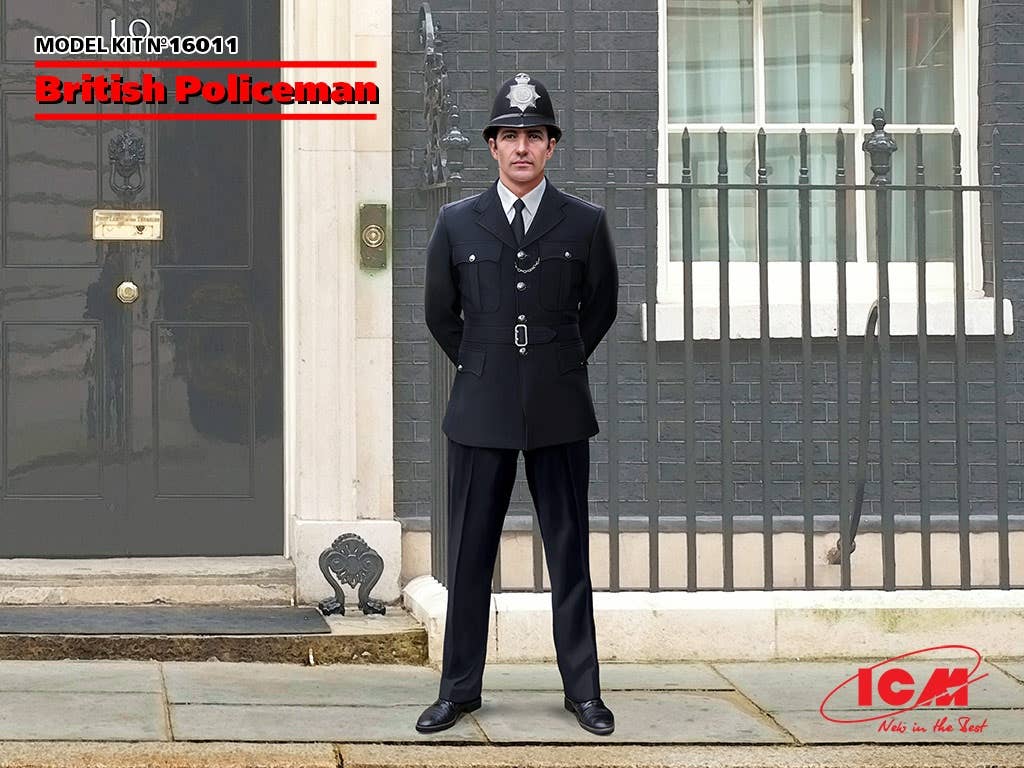 ICM 1/16 British Policeman (100% new molds) | 4823044408078