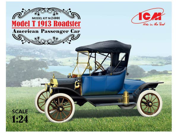ICM 1/24 Model T 1913 Roadster, American Passenger Car | 4823044403110
