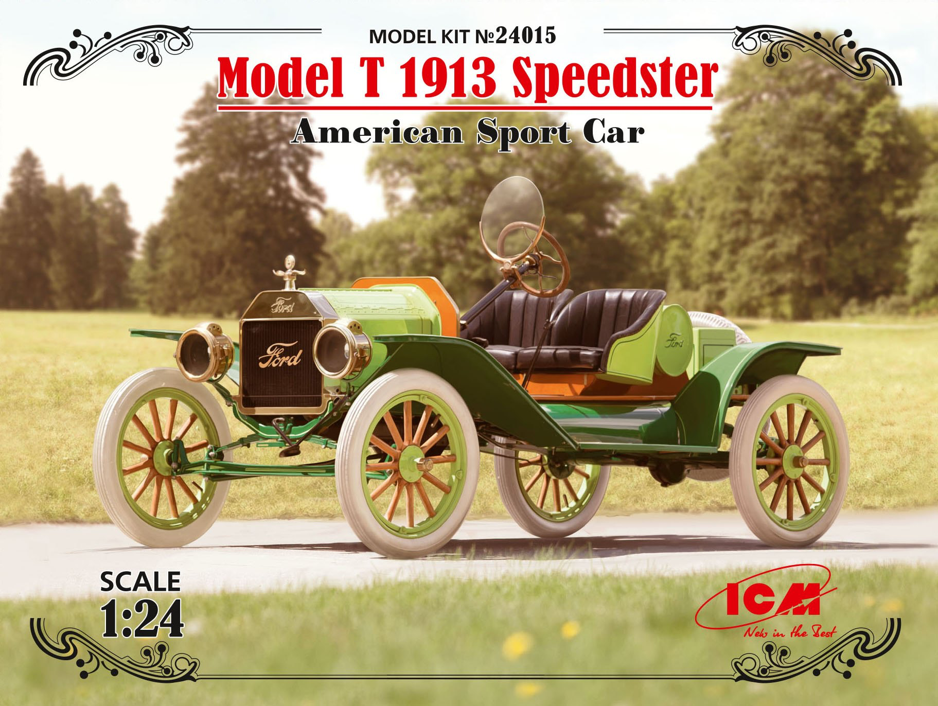 ICM 1/24 Model T 1913 Speedster, American Sport Car | 4823044405145