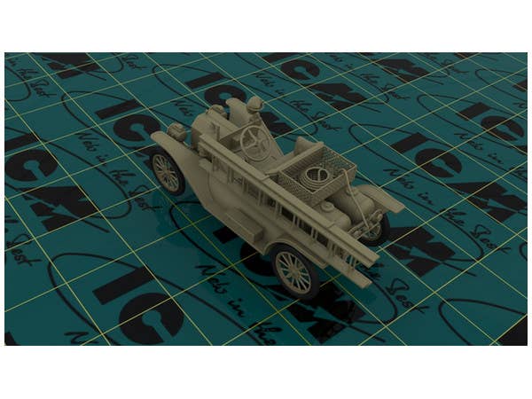 ICM 1/24 Model T 1914 Fire Truck with Crew | 4823044405275