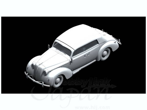 ICM 1/24 Admiral Cabriolet Soft Top, WWII German Passenger Car | 4823044402885