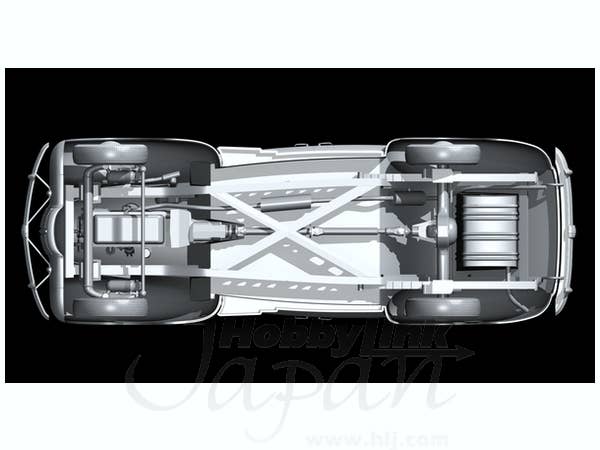 ICM 1/24 Admiral Cabriolet Soft Top, WWII German Passenger Car | 4823044402885
