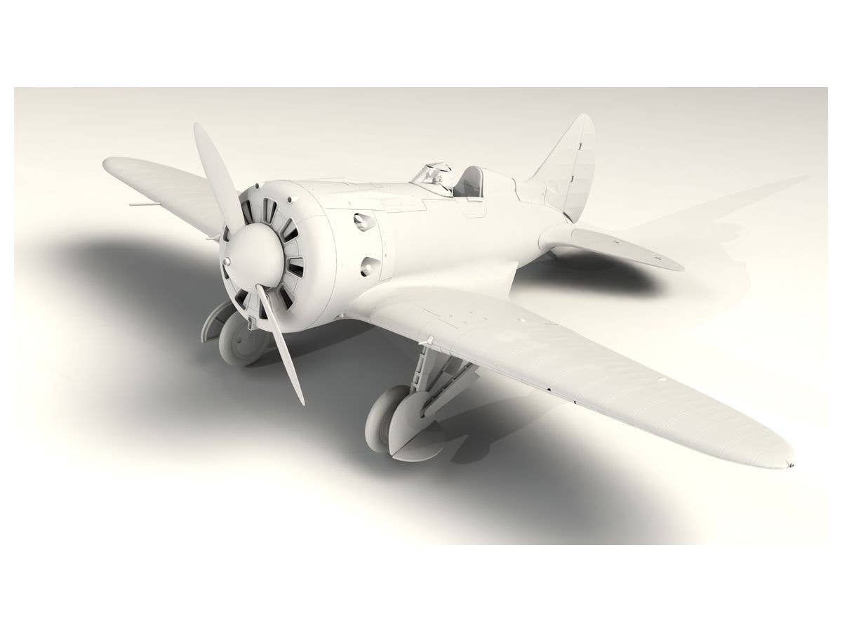 ICM 1/32 I-16 type 10, WWII Soviet Fighter | 4823044405800