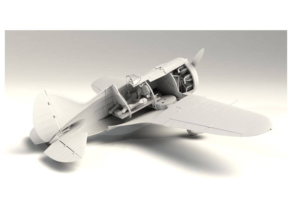 ICM 1/32 I-16 type 10, WWII Soviet Fighter | 4823044405800