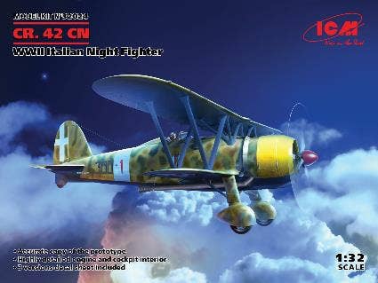 ICM 1/32 CR. 42CN, WWII Italian Night Fighter | 4823044407811