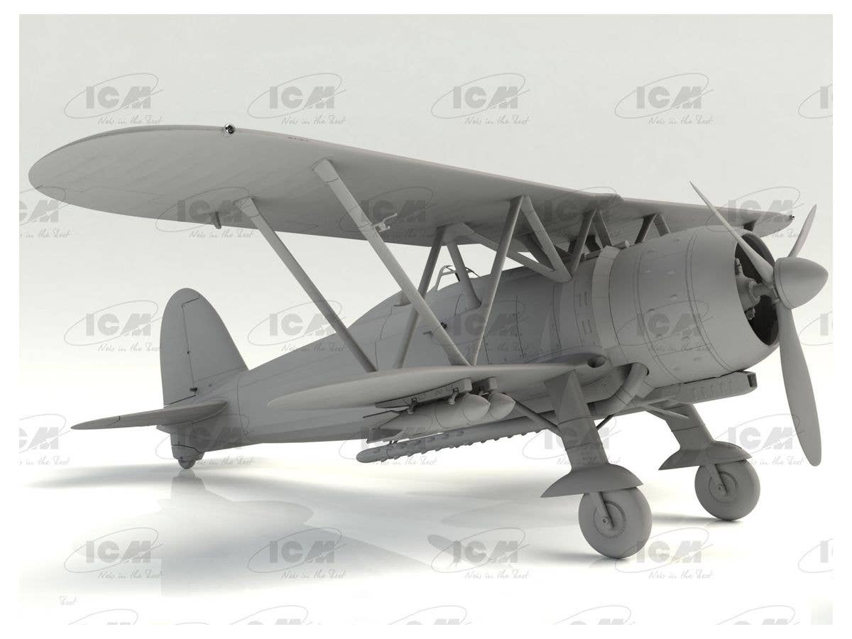 ICM 1/32 CR. 42 Falco with Italian Pilots in tropical uniform | 4823044407828