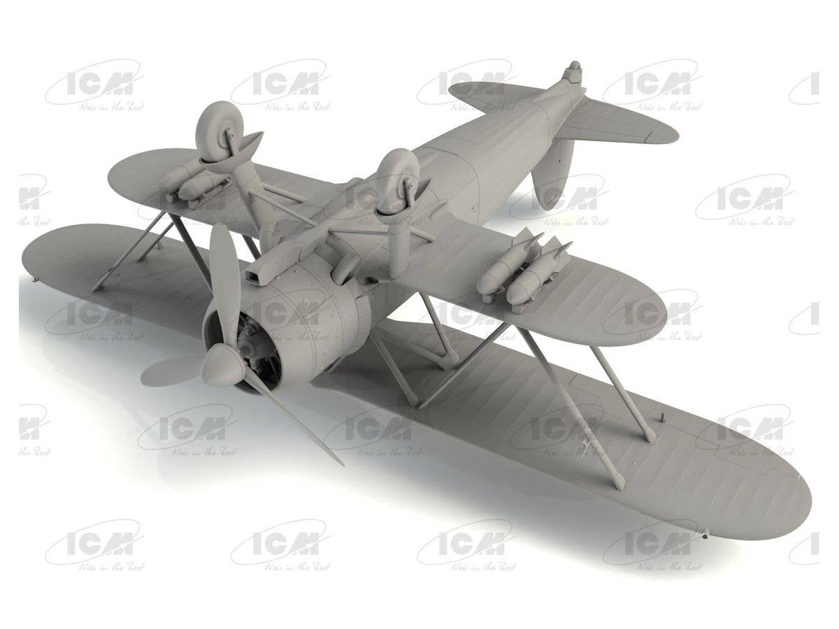 ICM 1/32 CR. 42 Falco with Italian Pilots in tropical uniform | 4823044407828
