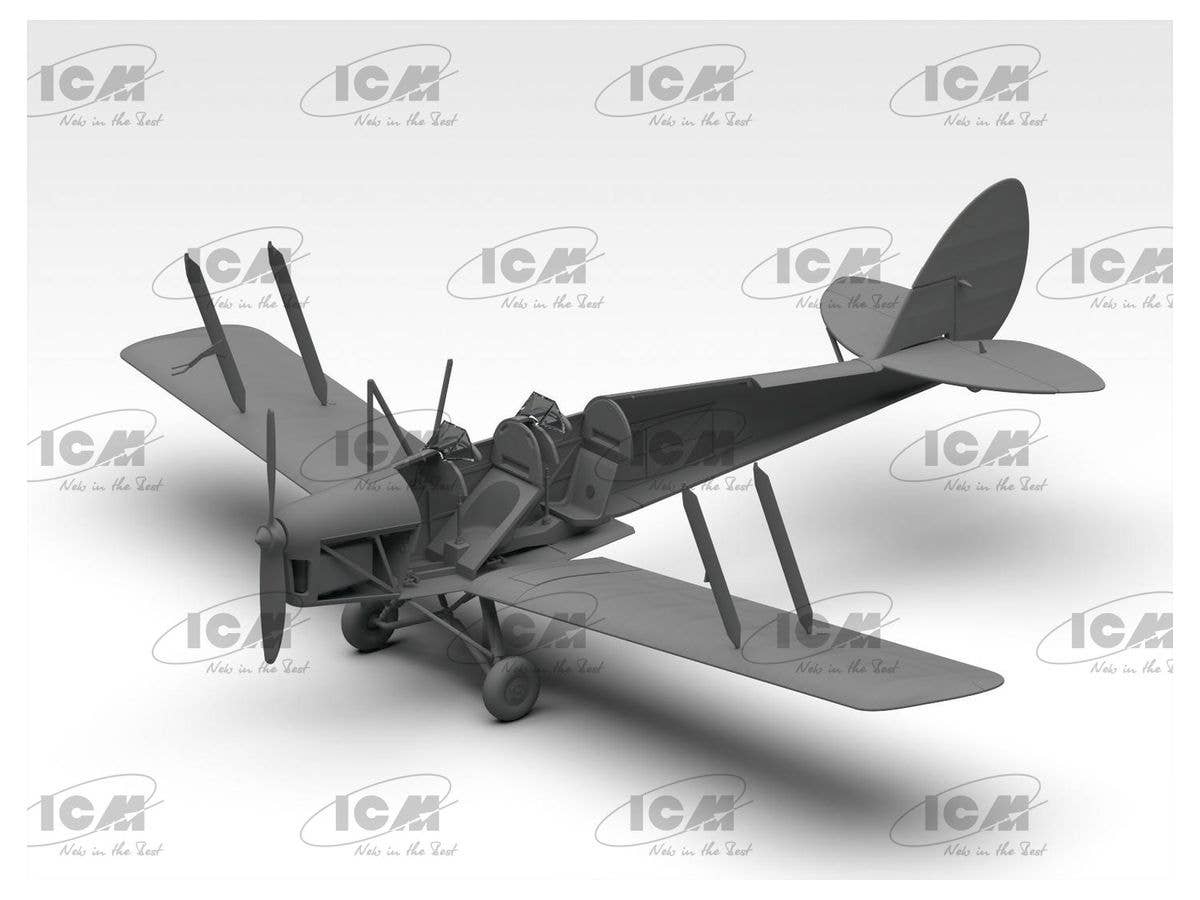 ICM 1/32 D.H. 82A Tiger Moth - British Training Aircraft | 4823044407538