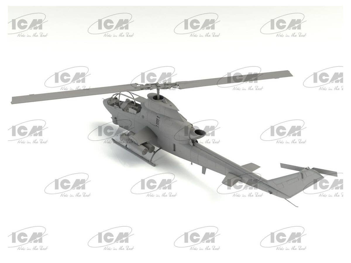 ICM 1/32 AH-1G Cobra with Vietnam War US Helicopter Pilots | 4823044407774