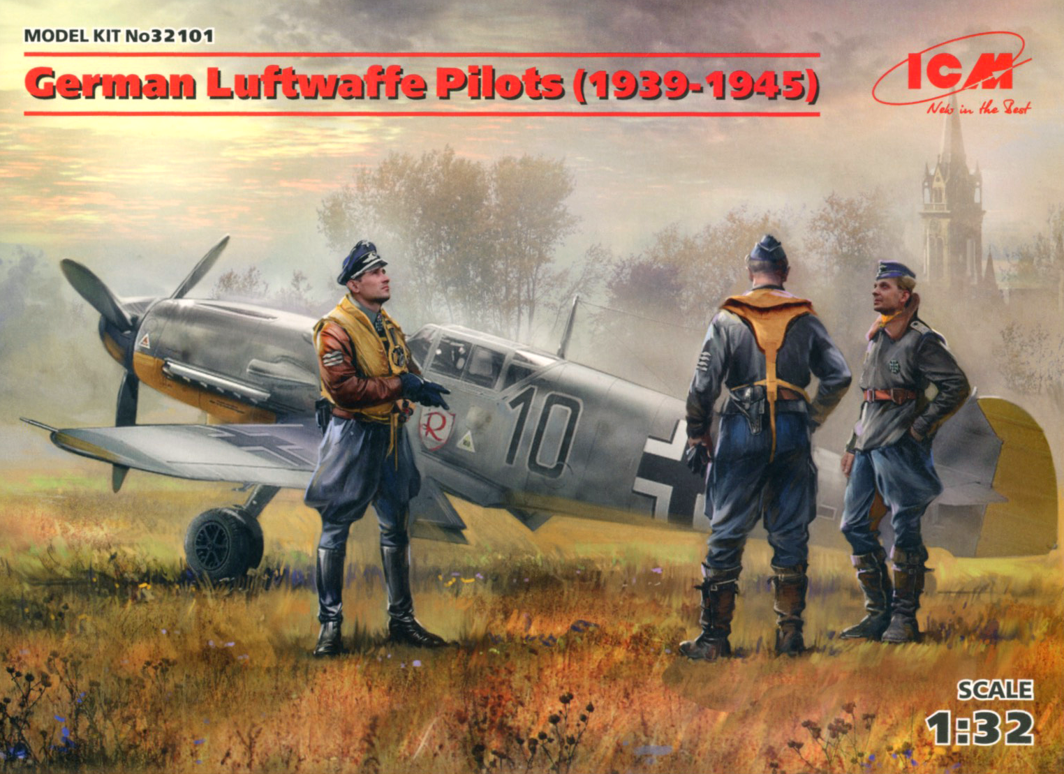 ICM 1/32 German Luftwaffe Pilots (1939-1945) (3 figures) | 4823044405183