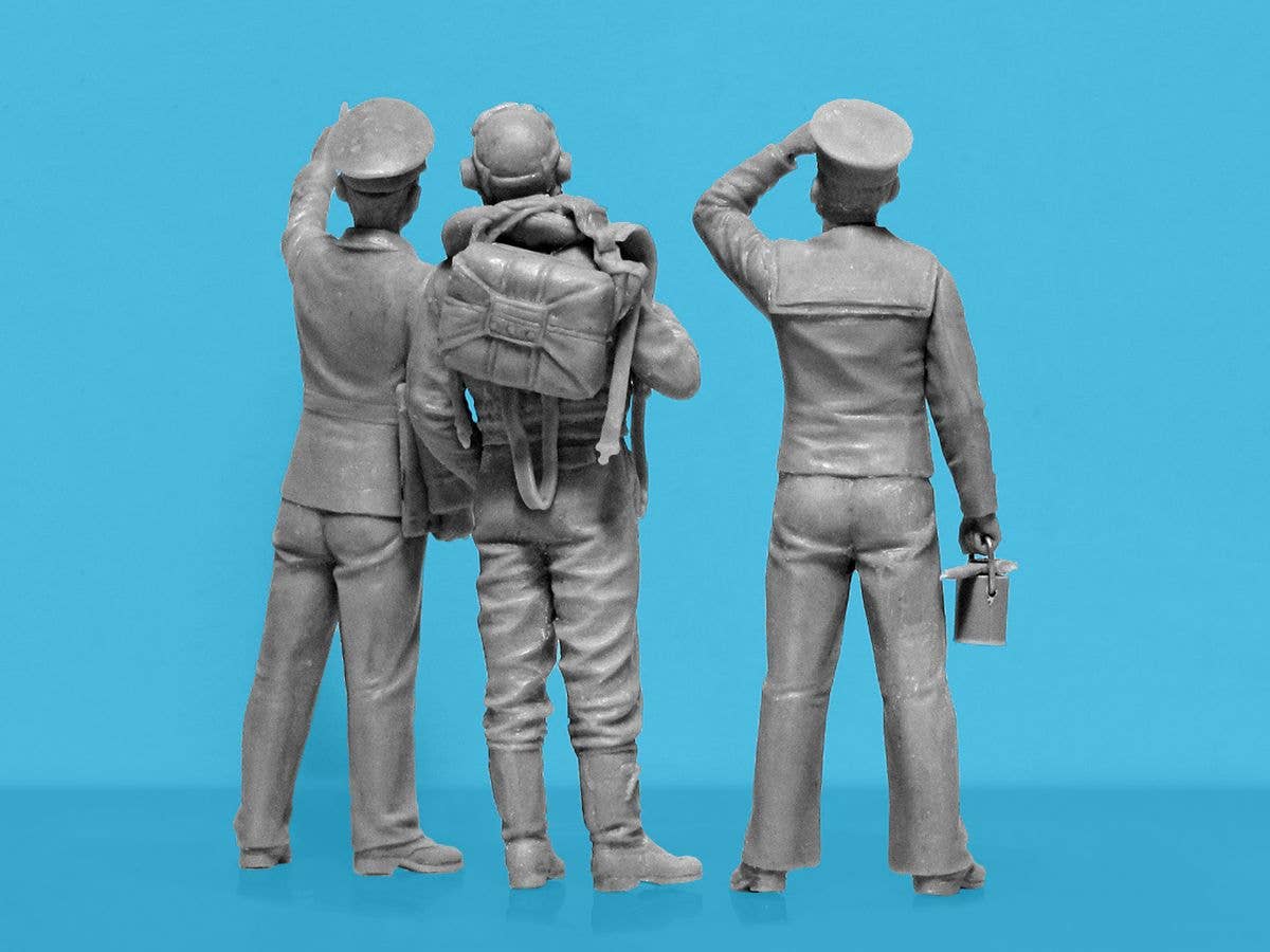 ICM 1/32 WWII Pilots of British Naval Aviation (100% new molds), Figure | 4823044409846