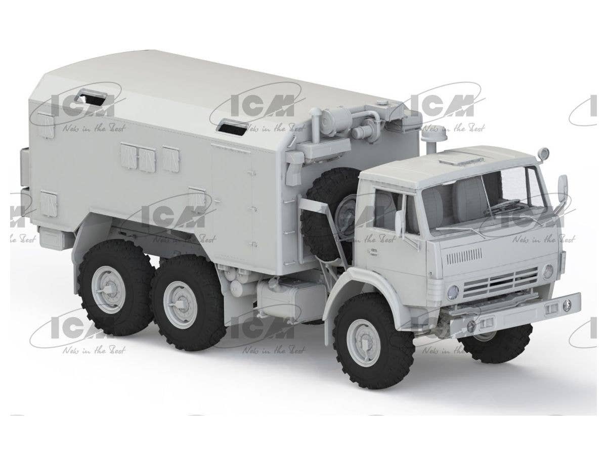 ICM 1/35 Soviet Six-Wheel Army Truck with Shelter | 4823044407941