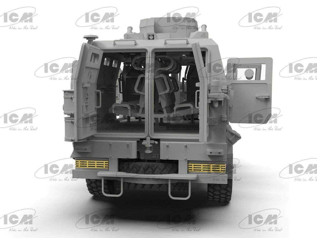 ICM 1/35 'Kozak-2', Ukrainian MRAP-class Armored Vehicle (100% new molds), Vehicle | 4823044409563