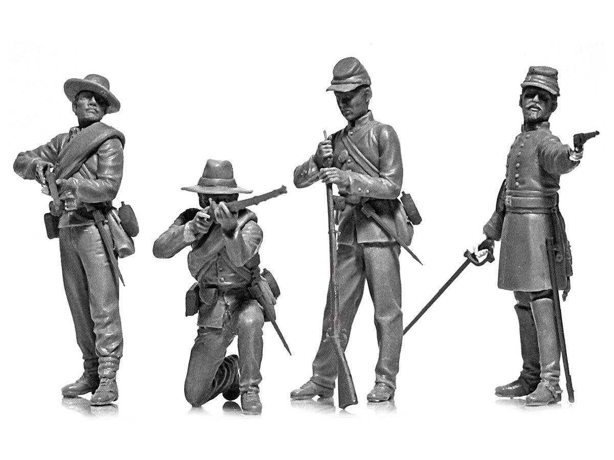 ICM 1/35 American Civil War Confederate Infantry (new molds) 1/35 Scale | 4823044406128