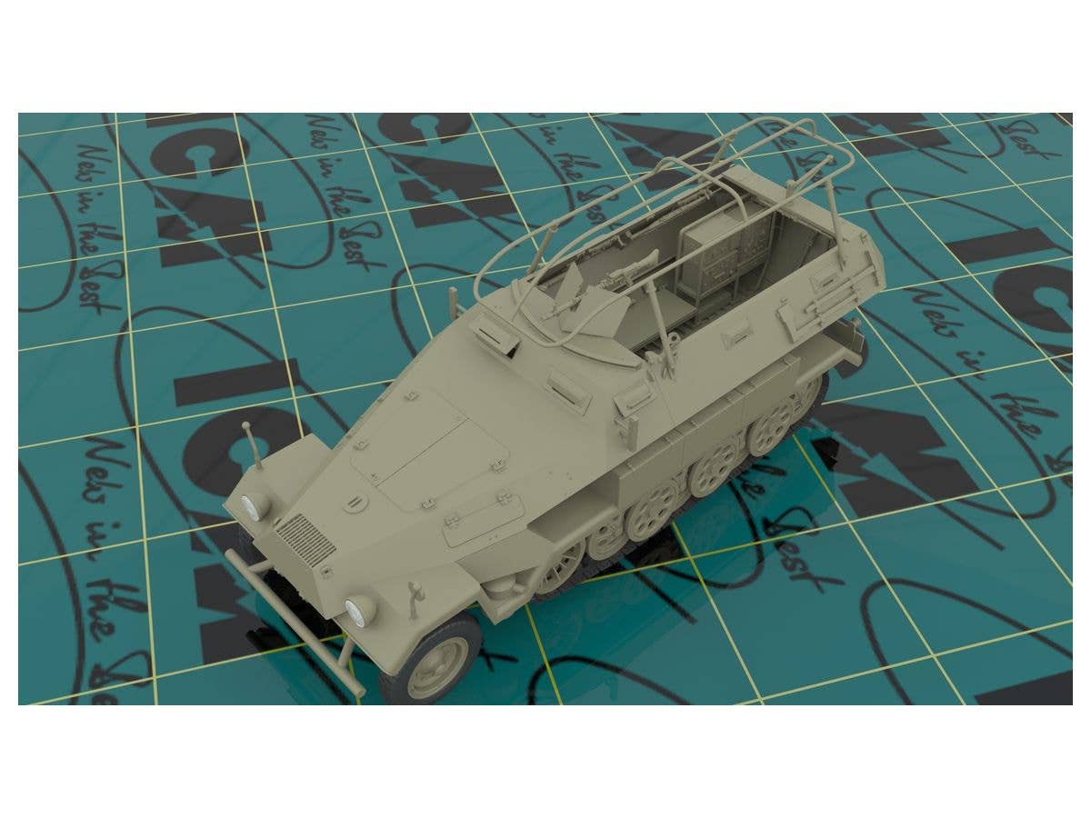 ICM 1/35 Sd.Kfz.251/6 Ausf.A with Crew | 4823044405893