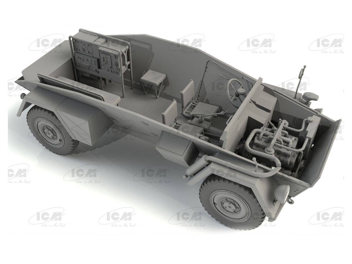 ICM 1/35 Sd.Kfz. 247 Ausf.B with Crew | 4823044407552