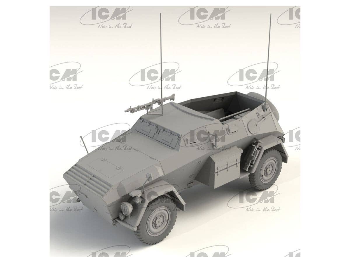 ICM 1/35 Sd.Kfz. 247 Ausf.B With MG 34 Machine Gun | 4823044408498